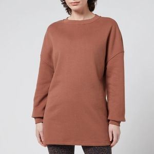 NWOT Varley Rowan Sweatshirt in Carob Brown, Size XS